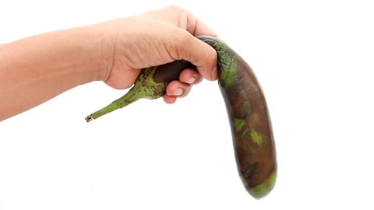 dårlig styrke ved at bruge eksemplet med aubergine, hvordan man øger det med mad