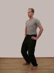 motion for at holde en sten for at øge styrken